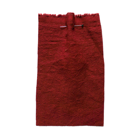 Natural Dyed Khadi -Madder Red
