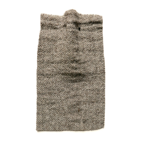 Wool Khadi Herringbone - Flax