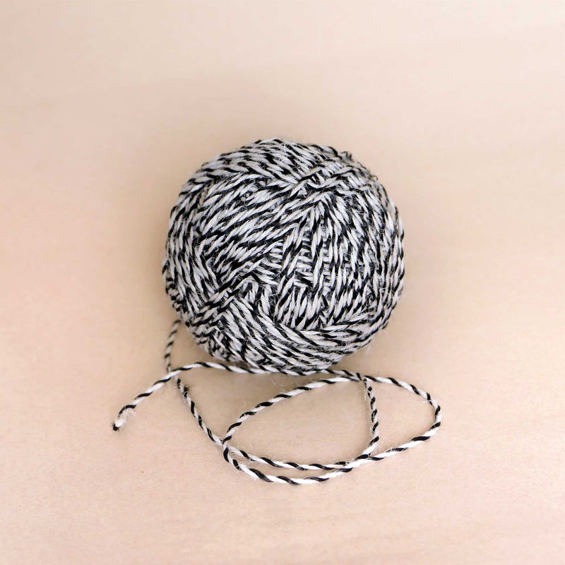 Black & White Hessian String | Cloth House • Cloth House