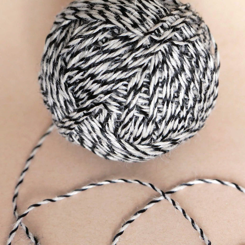 Black & White Hessian String | Cloth House • Cloth House