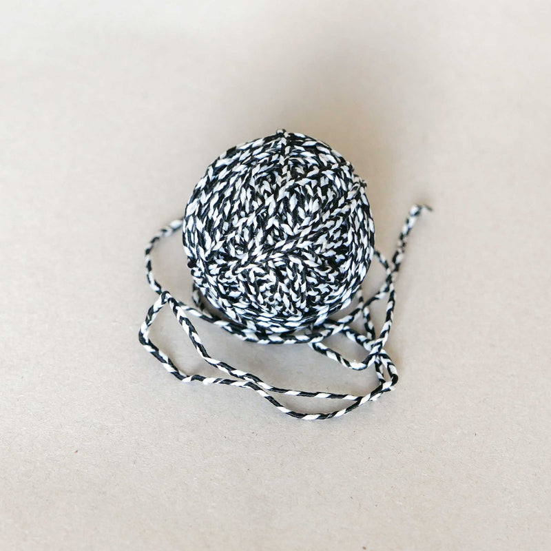 Black & White Cotton Wrapping String | Cloth House • Cloth House
