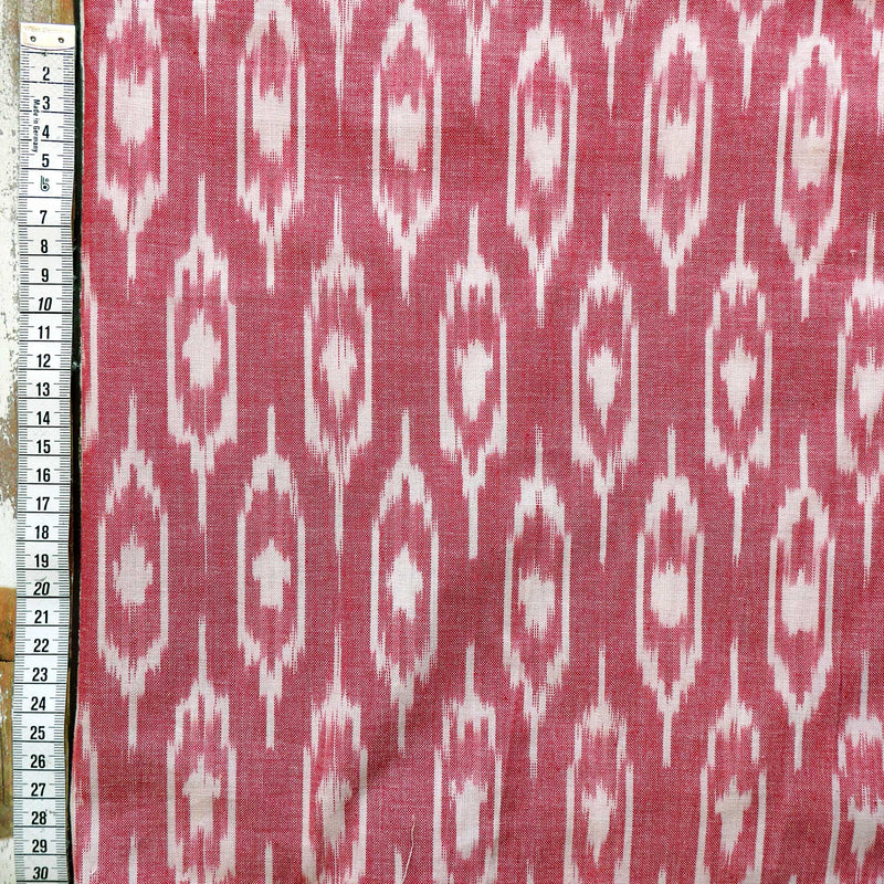 Red Ikat Cotton Fabric | Cloth House • Cloth House