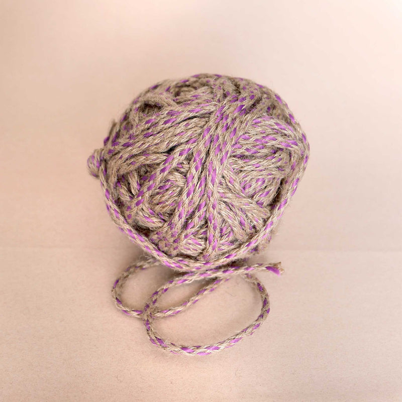 Natural & Violet Hessian String | Cloth House • Cloth House