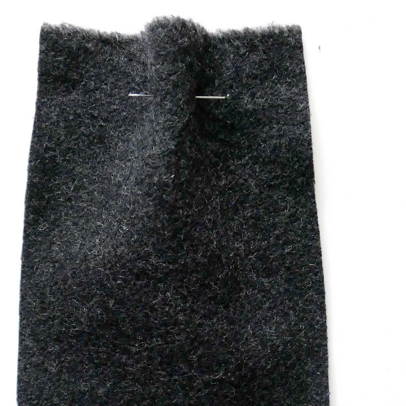 Fuzzy Grey Woven Wool Fabric | Cloth House London • Cloth House