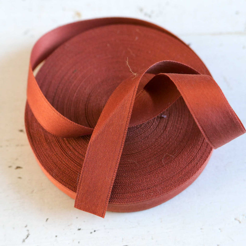 Orange Cotton Satin Ribbon | Cloth House • Cloth House