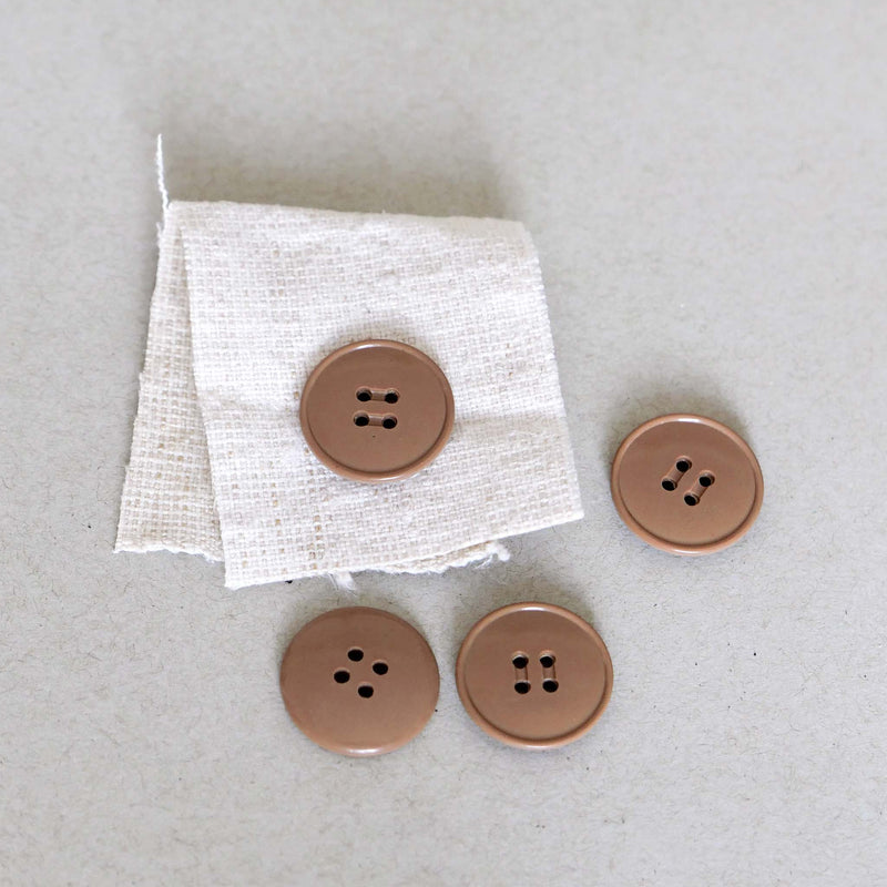 Beige Vintage Plastic 16mm Buttons | Cloth House • Cloth House