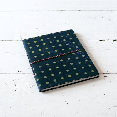 Lined Notebook - Indigo Spot