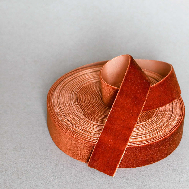 Velvet Ribbon Rust • Cloth House
