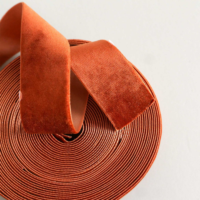 Orange Velvet Ribbon | Cloth House • Cloth House