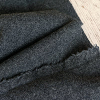 Gray Heather Boiled Wool Fabric by Telio