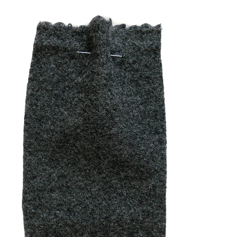 Grey Boiled Wool Fabric | Cloth House • Cloth House