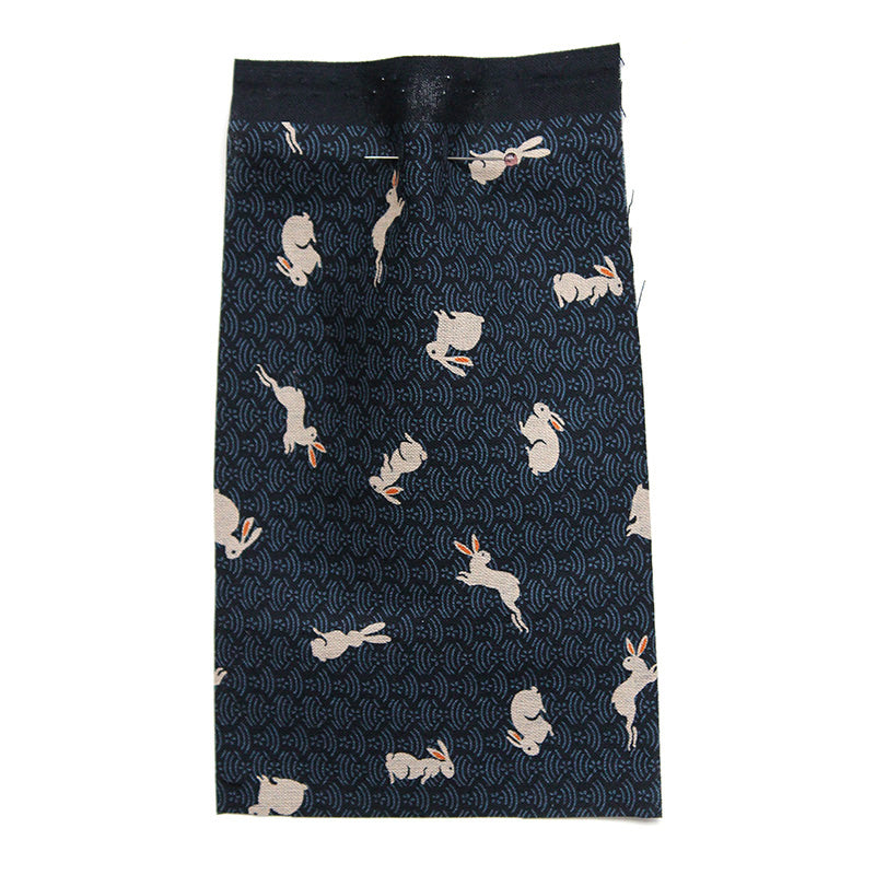 Blue Rabbit Print Cotton Fabric | Cloth House • Cloth House
