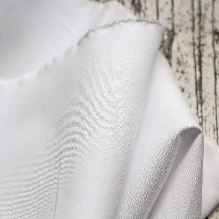 White Cotton Poplin Fabric  Cloth House • Cloth House