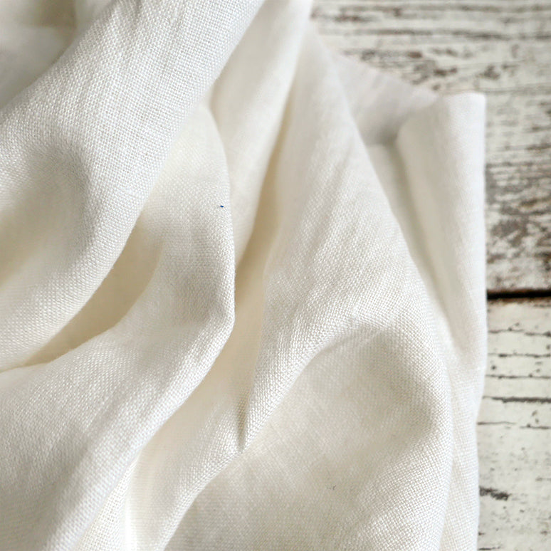 Off-White Irish Linen Fabric | Cloth House Cloth House Off-White Irish Linen Fabric | Cloth House Cloth House