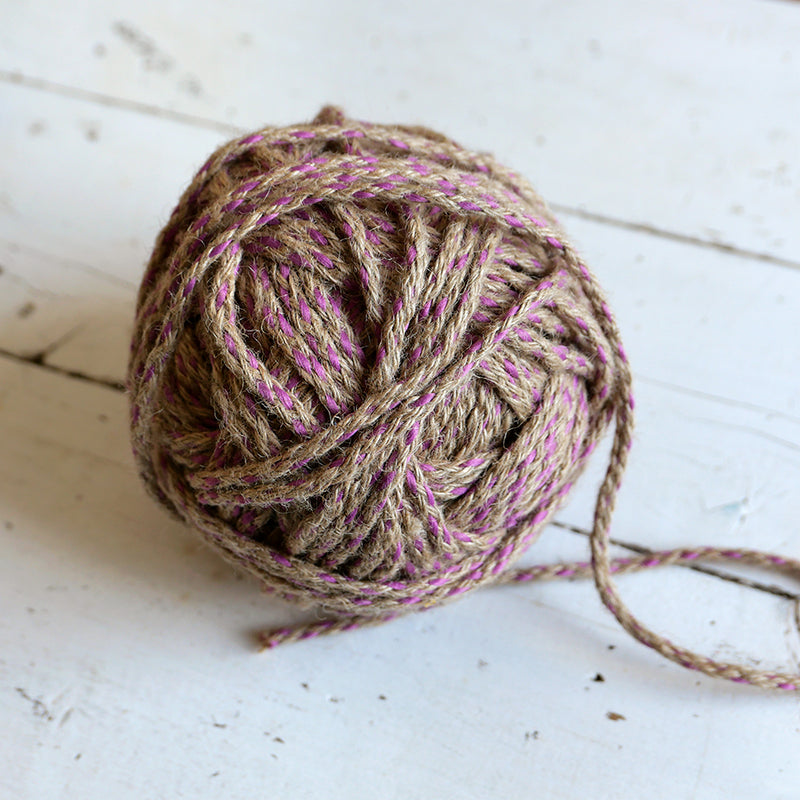 Gloth String Natural & Violet Hessian String | Cloth House • Cloth House