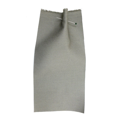 Plain grey fabric with a twill weave.