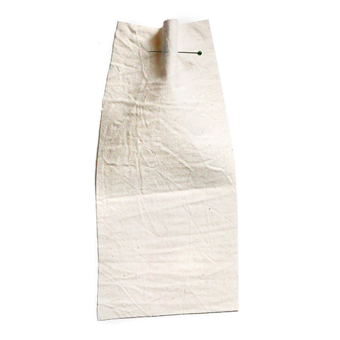 Undyed cream cotton canvas with a natural brown fleck